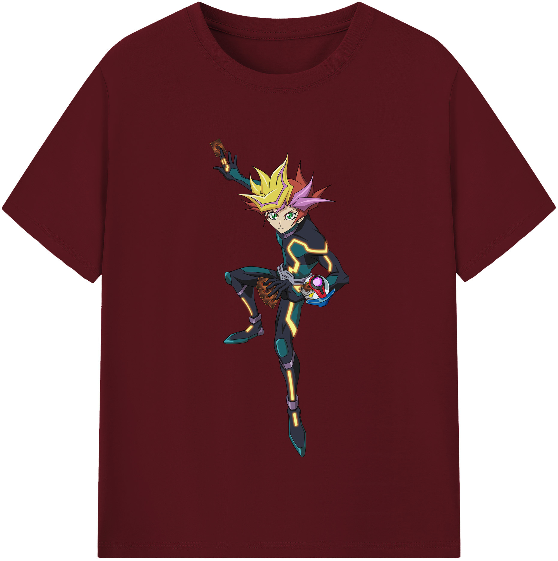 （画像用） 遊☆戯☆王 Yu-Gi-Oh! 綿100％半袖Tシャツ（フロントプリント）